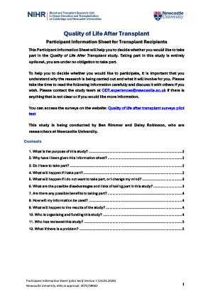 Participant-information-sheet-(PROM)_Transplant-recipients-th WD Patient Register UK